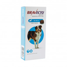 Таблетки для собак MSD Animal Health «Bravecto» (Бравекто) від 20 до 40 кг, 1 таблетка (від зовнішніх паразитів)