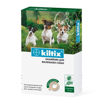 Нашийник для собак Bayer «Kiltix» (Кілтікс) 35 см (від зовнішніх паразитів)