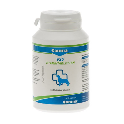 Вітаміни для собак Canina «V25» 30 таблеток, 100 г (мультивітамін)