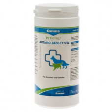 Добавка для котів та собак Canina «PETVITAL Arthro-Tabletten» 1000 таблеток, 1 кг (для суглобів) - dgs