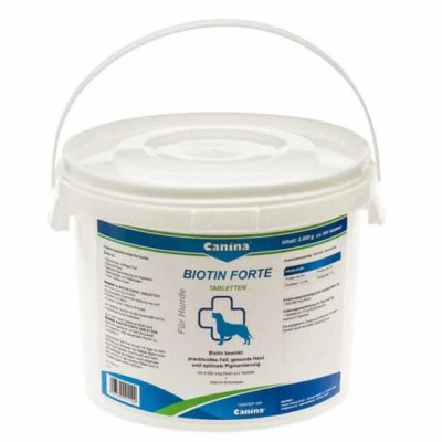 Вітаміни для собак Canina «Biotin Forte» 600 таблеток, 2 кг (для шкіри та шерсті)
