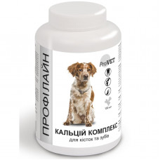 Вітамінно-мінеральна добавка для собак ProVET Профілайн Кальцій Комплекс 100 табл, 123 г (для кісток та зубів )