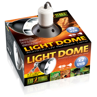 Плафон для лампы Exo Terra «Light Dome» с алюминиевым отражателем E27, d=18 см