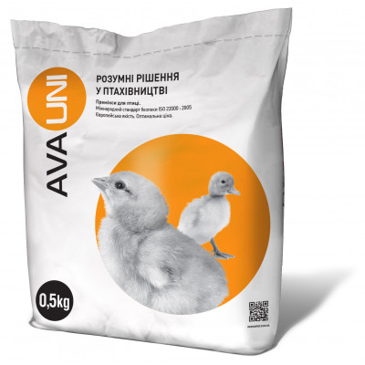 Премікс для птиці AVA UNI. Упаковка 0,5кг. Премікс від виробника AVA GROUP