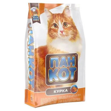 Сухий корм для котів Пан Кот Курка, 10 кг